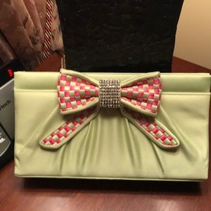 NWT never used fancy clutch purse CEM brand